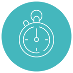 Icon Stoppuhr - regelmäßig ausschreiben